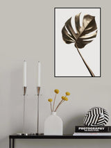 Monstera Gold 04 Poster och Canvastavla