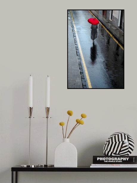 Red &amp; Black Poster och Canvastavla