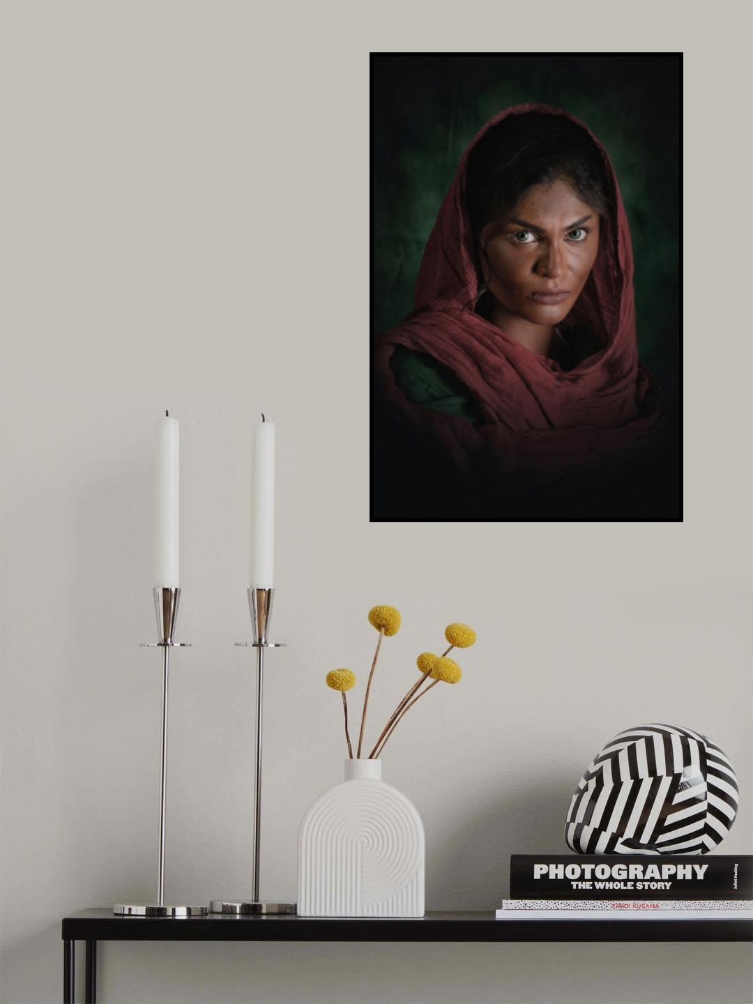 THE AFGHAN LADY Poster och Canvastavla