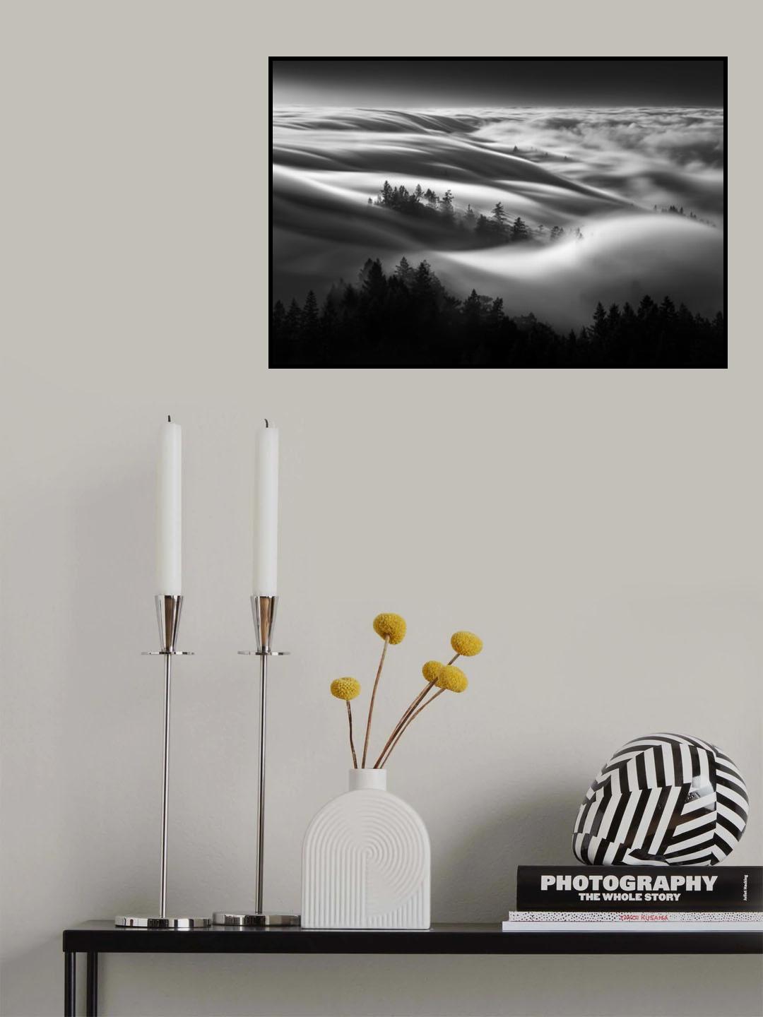 Fog Wave Poster och Canvastavla