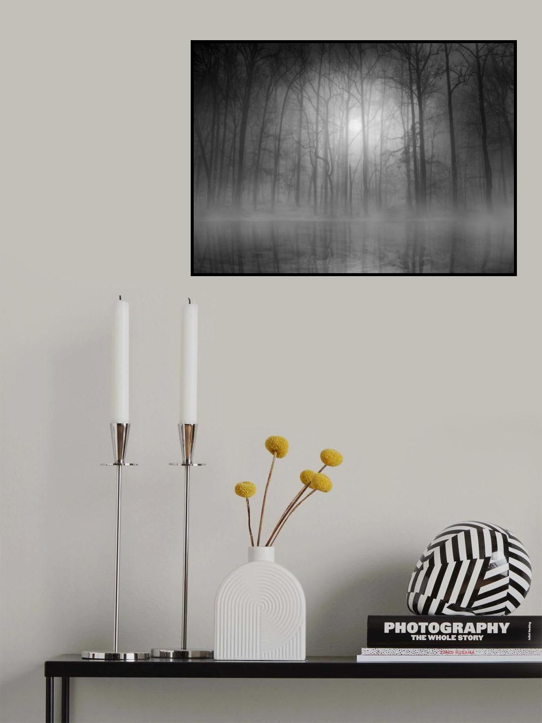 Morning Mist Poster och Canvastavla