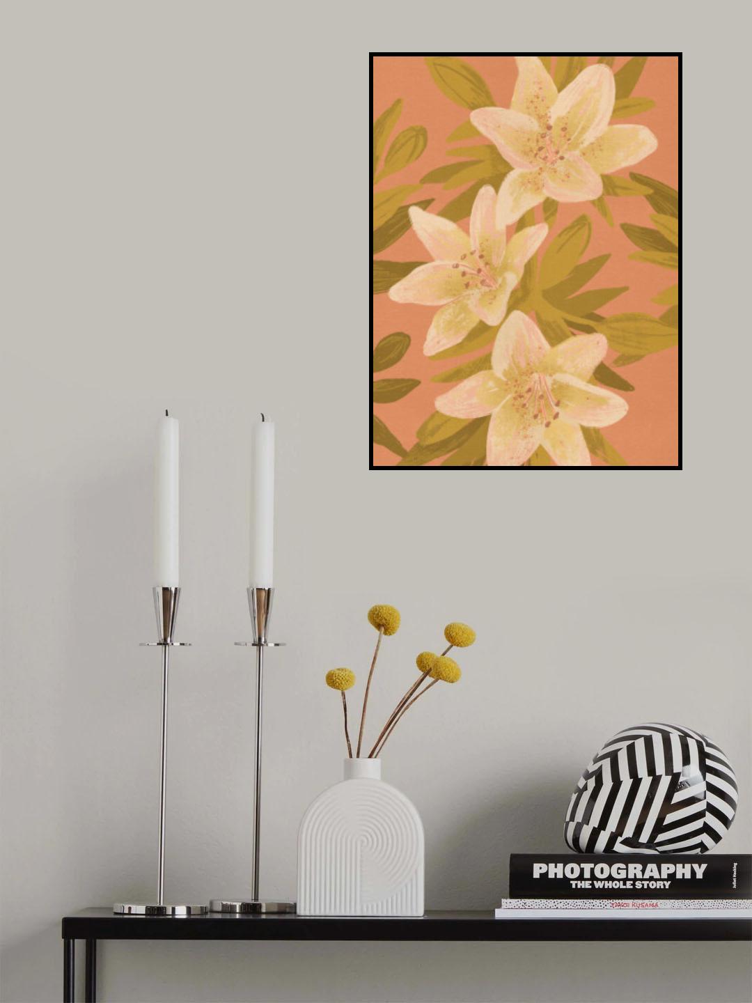 Lilies Poster och Canvastavla