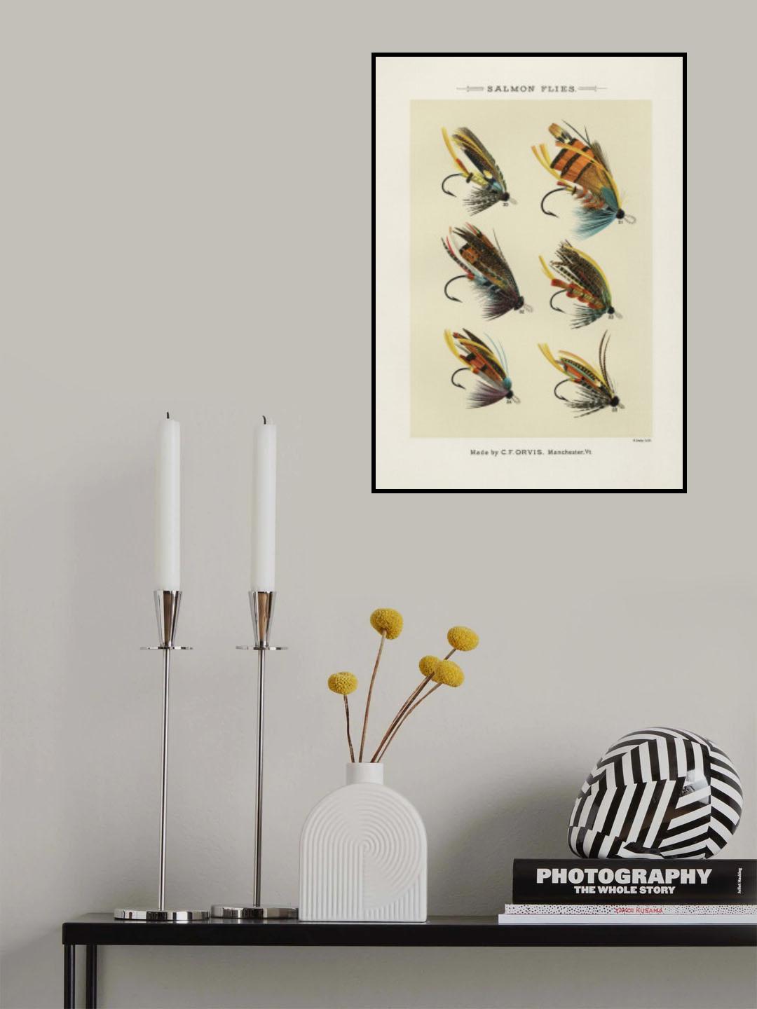 Salmon Fliee 1892 Poster och Canvastavla
