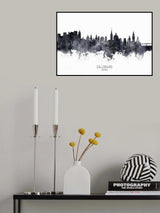 Salzburg Austria Skyline Poster och Canvastavla