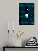 Sky Rocket High Poster och Canvastavla