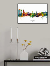 Chennai Skyline India Poster och Canvastavla