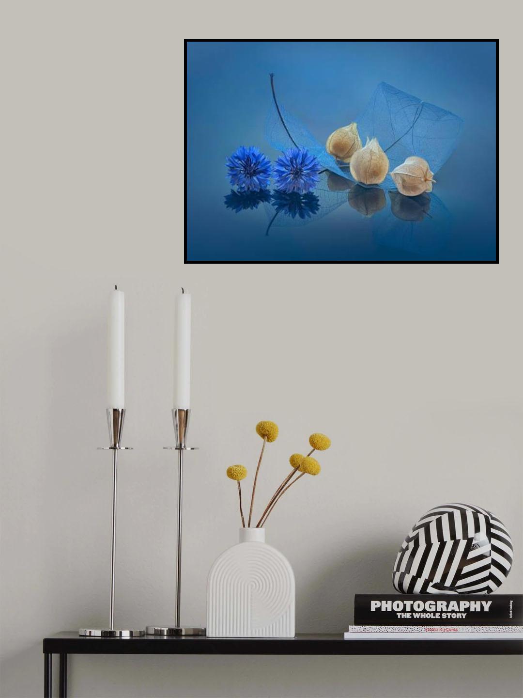 Blue Mood Poster och Canvastavla