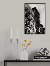 NYC Fire Escapes 2 Poster och Canvastavla