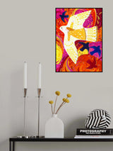 Angel Child and Birds Poster och Canvastavla