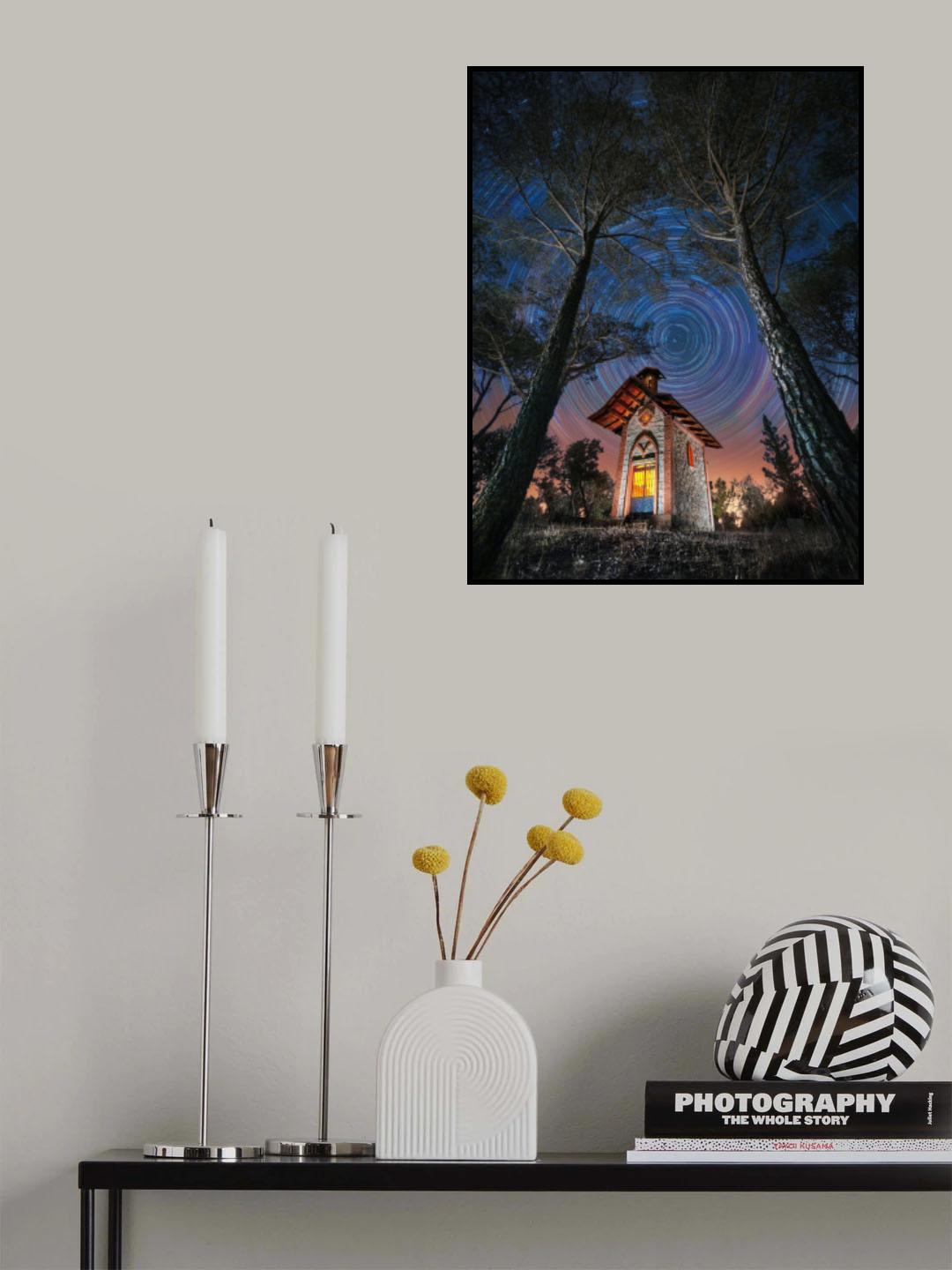 Hermitage in the forest Poster och Canvastavla