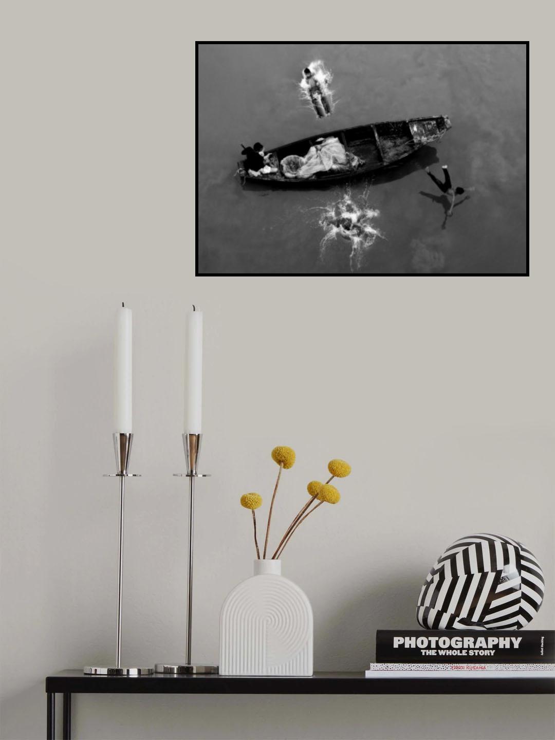 The playful Jump Poster och Canvastavla