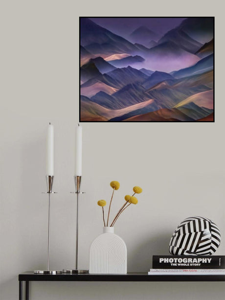 Winter's Patchwork Poster och Canvastavla