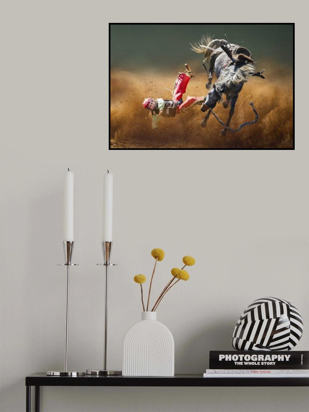 Brave Little Cowboy Poster och Canvastavla