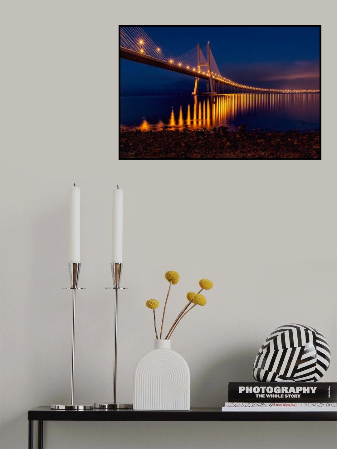 Bridge of Lights Poster och Canvastavla