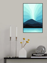 Blue Mountain Vibes #3 Poster och Canvastavla