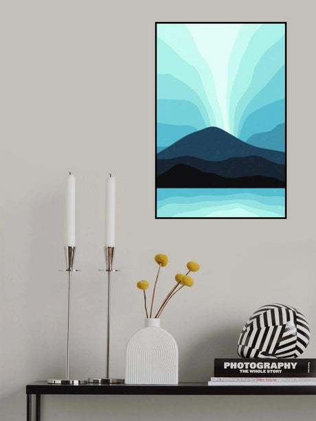 Blue Mountain Vibes #3 Poster och Canvastavla