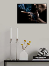 Stop Smoke Poster och Canvastavla