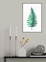 Watercolor fern Poster och Canvastavla