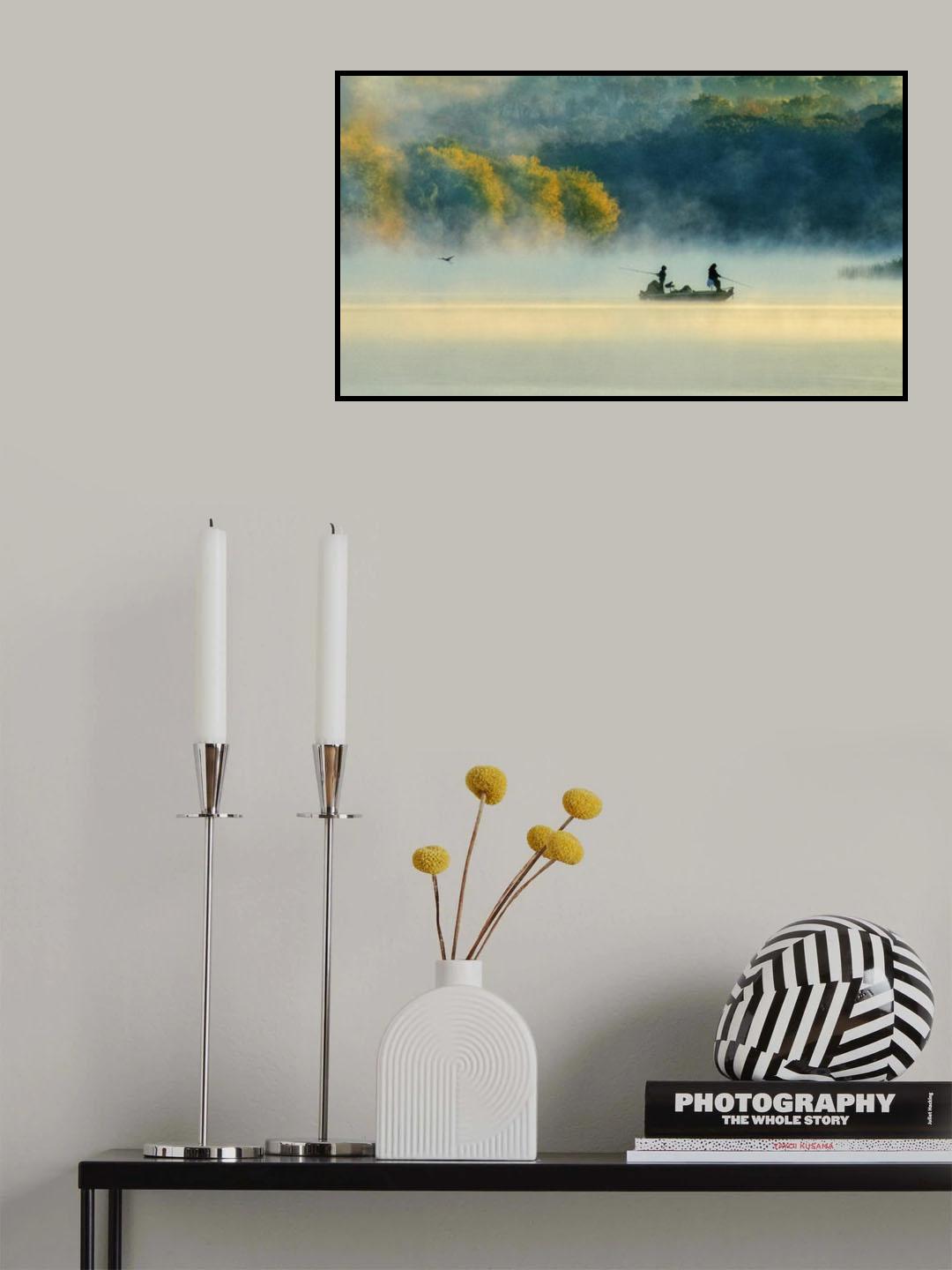 Morning fishing Poster och Canvastavla