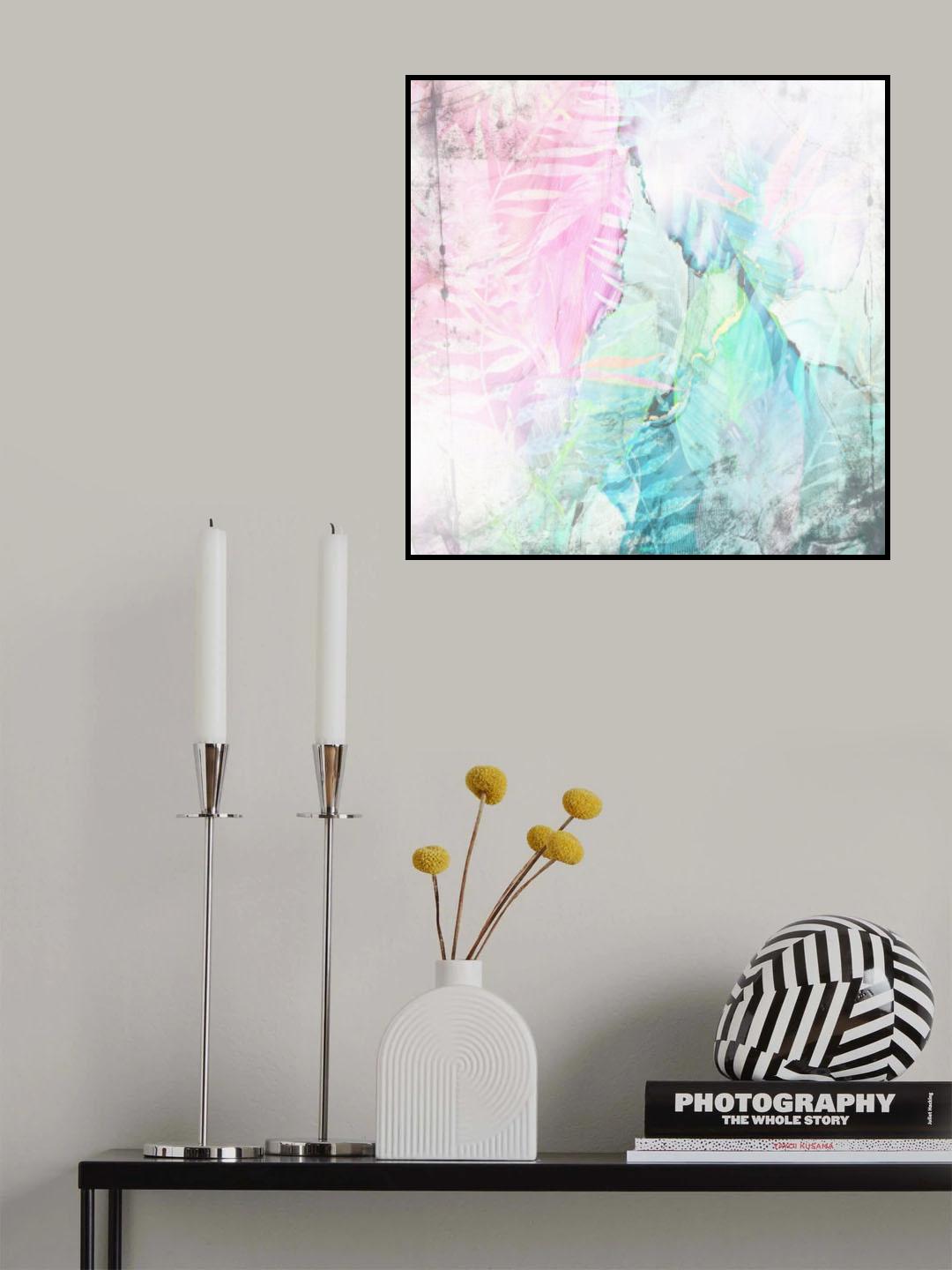 Ombre100leafs Poster och Canvastavla