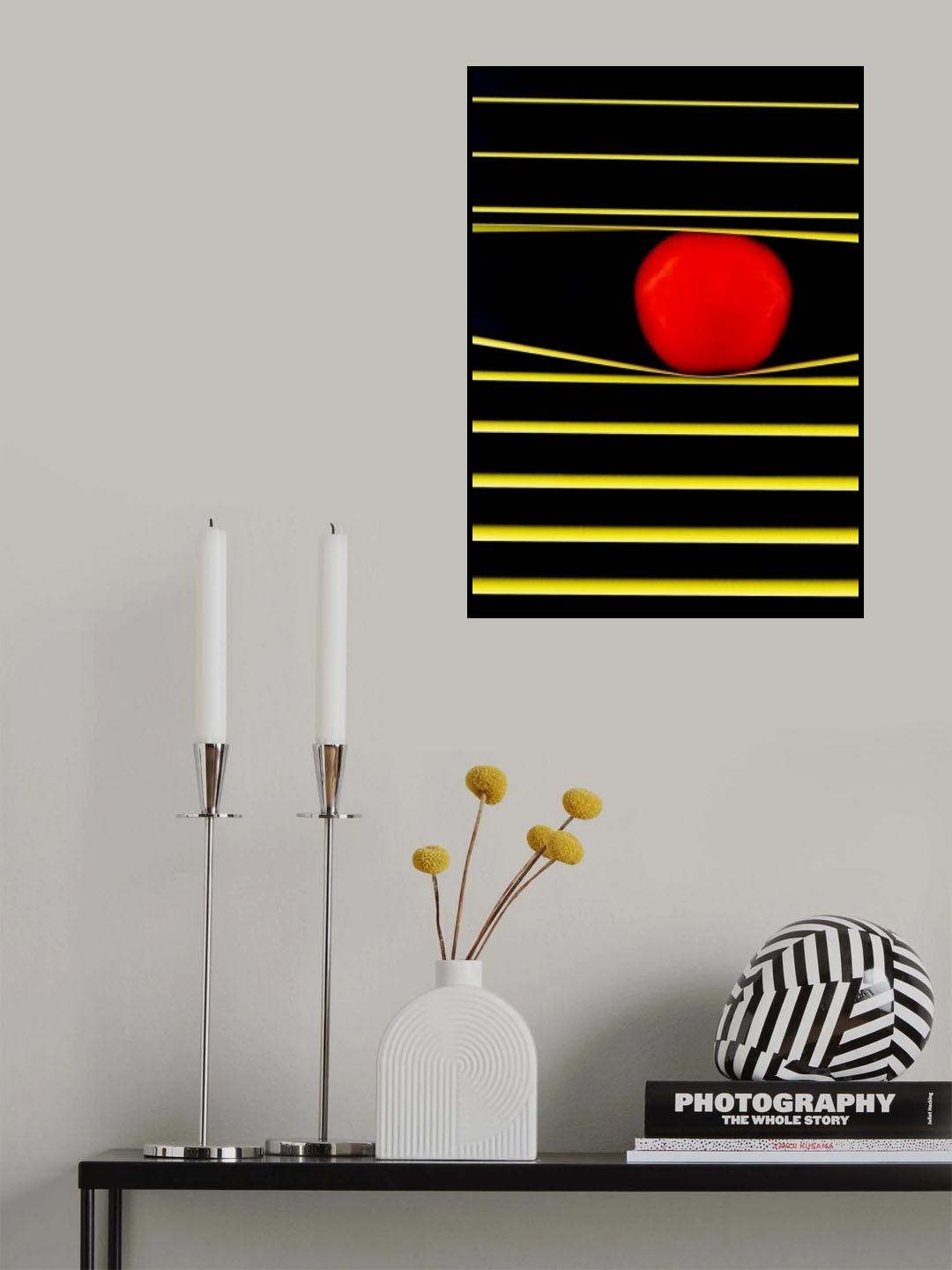 Lines and circle Poster och Canvastavla