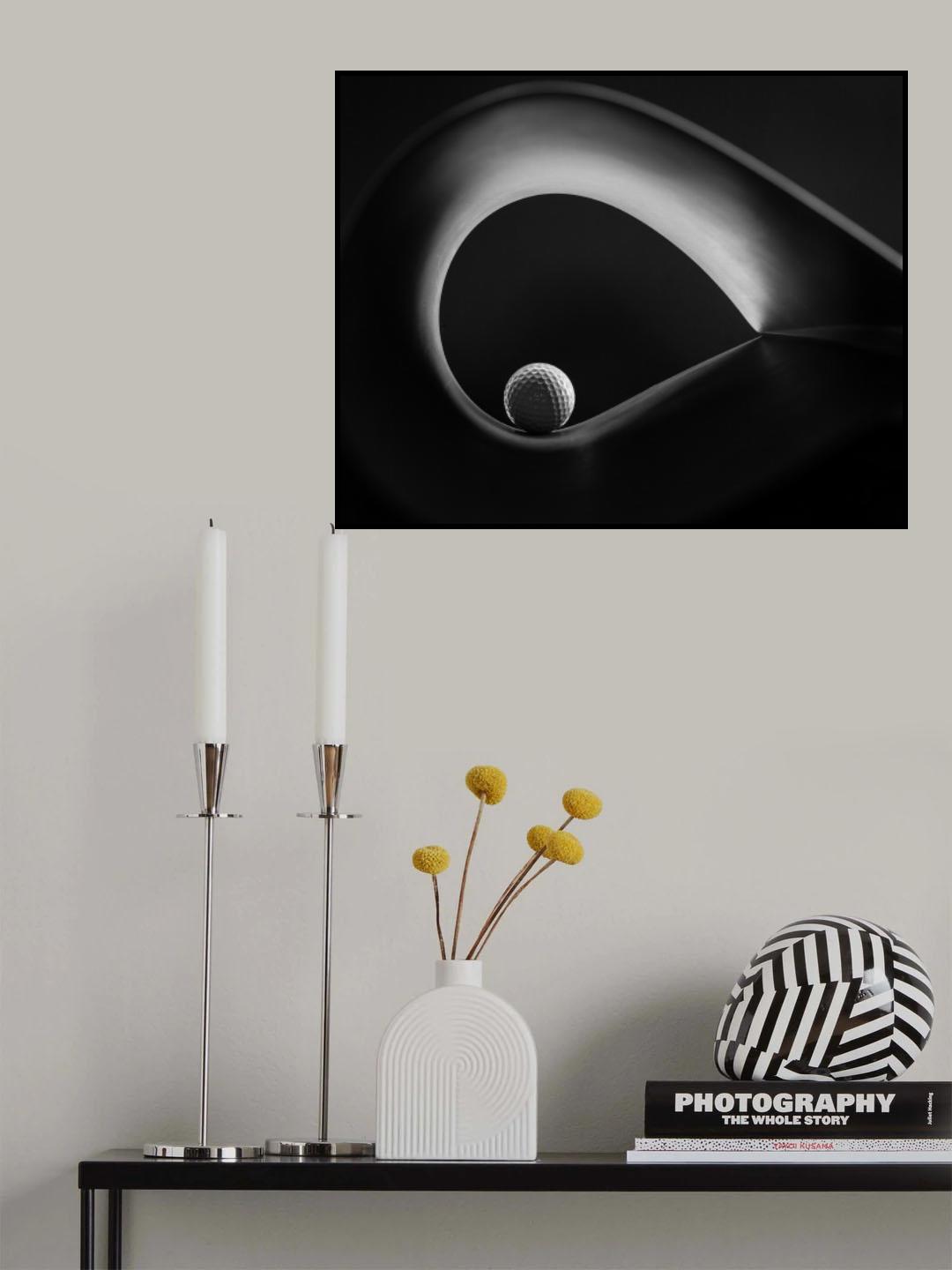 The golf ball Poster och Canvastavla