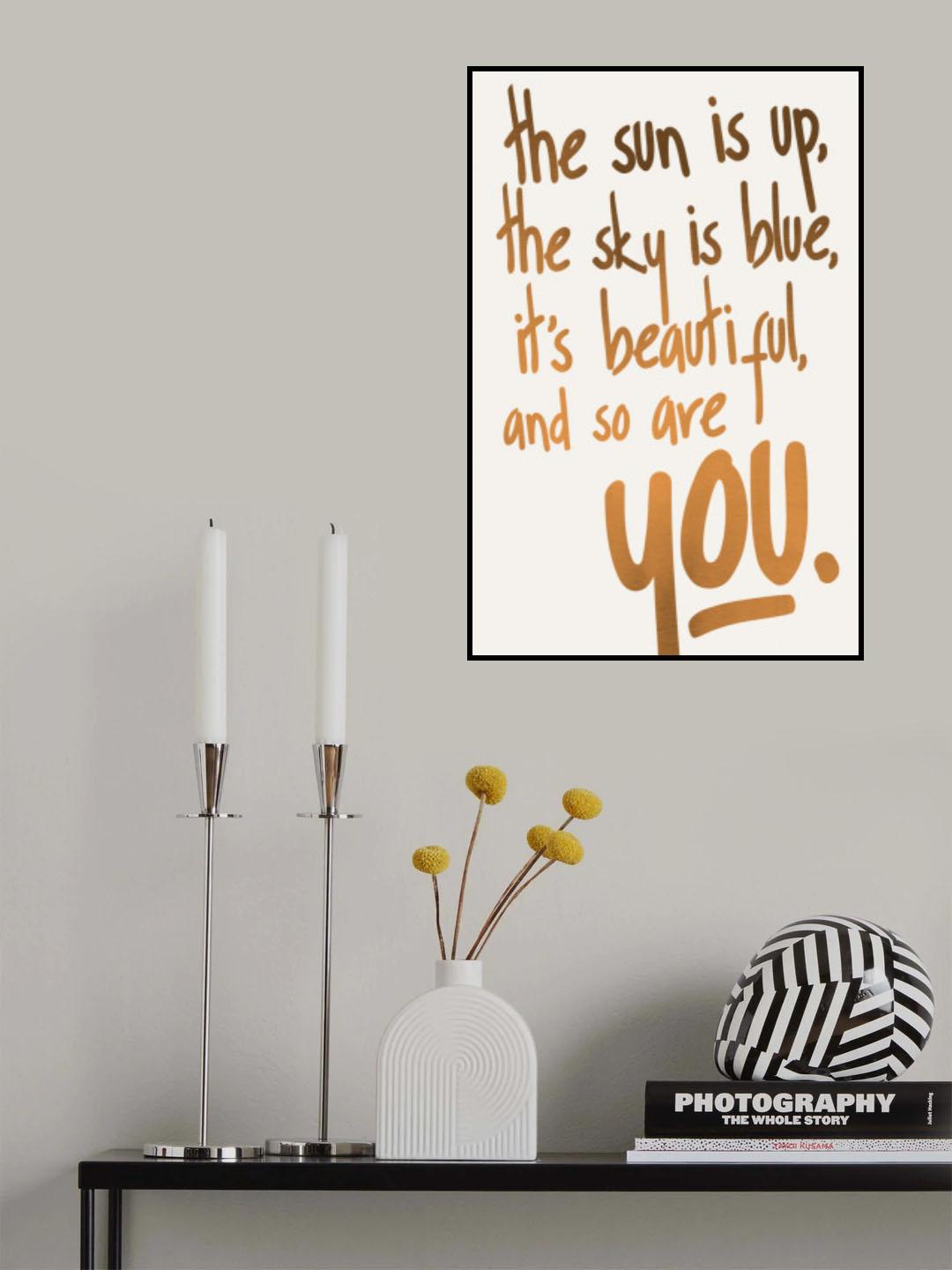 You Are Beautiful (vers.1) Poster och Canvastavla