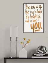 You Are Beautiful (vers.1) Poster och Canvastavla