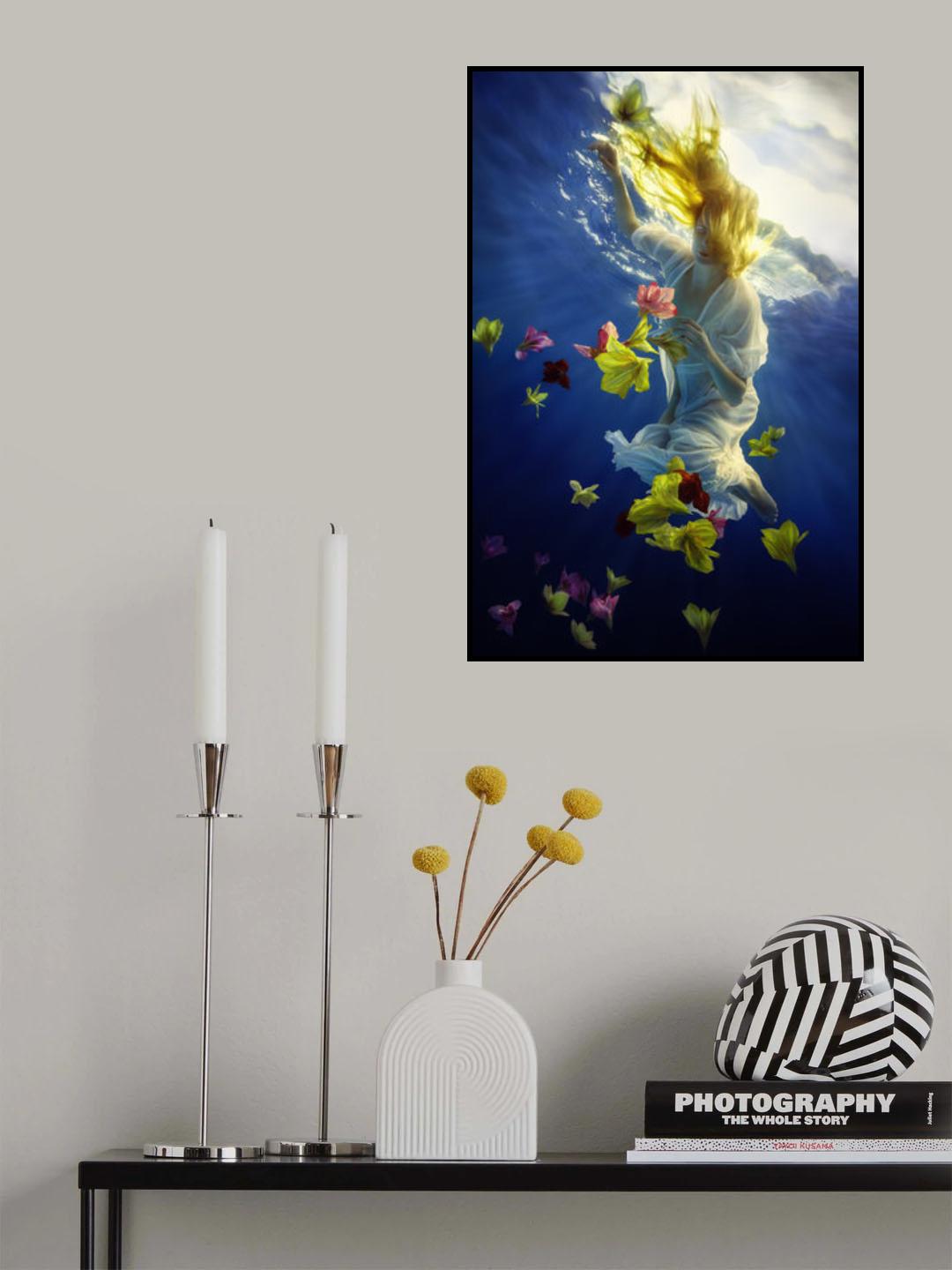 Flower Fantasy Poster och Canvastavla