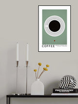 Coffee Crosssection Poster och Canvastavla