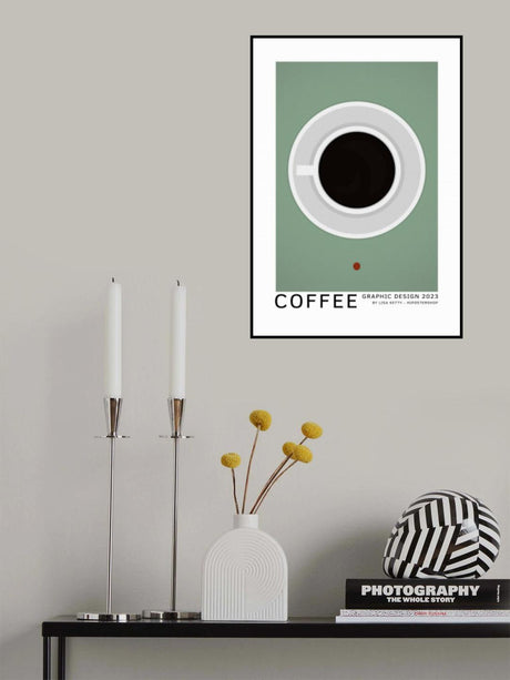 Coffee Crosssection Poster och Canvastavla