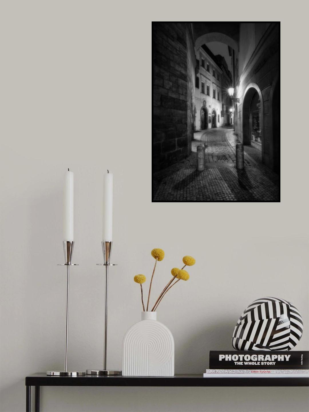 Somewhere in the Old Town Poster och Canvastavla