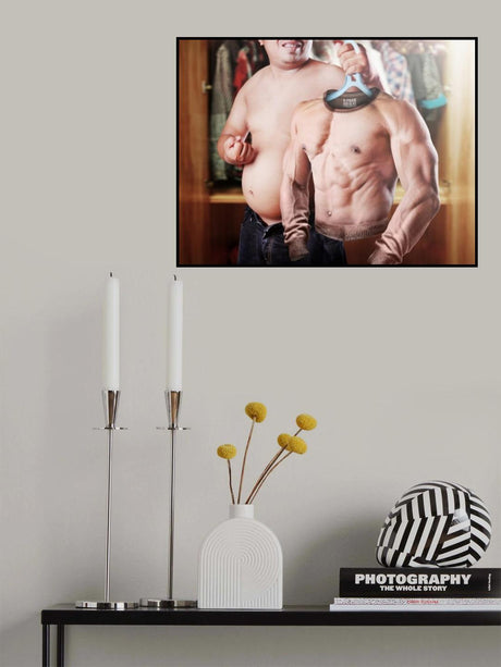 Six Pack Wannabe Poster och Canvastavla