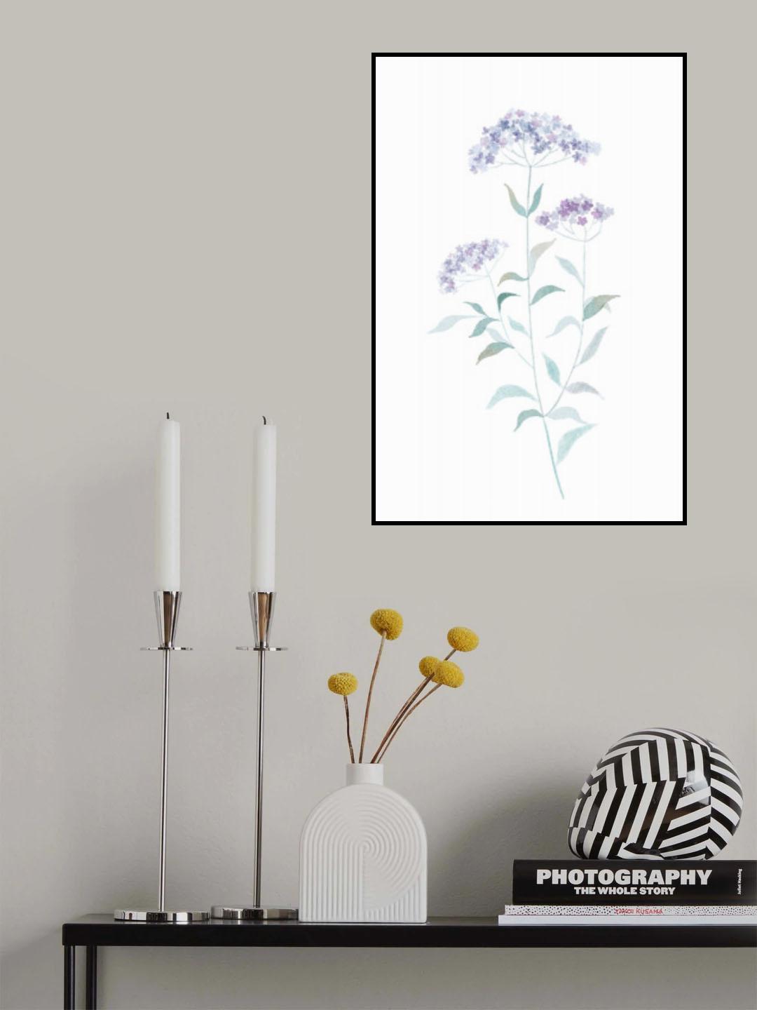 Little Purple Flower Poster och Canvastavla