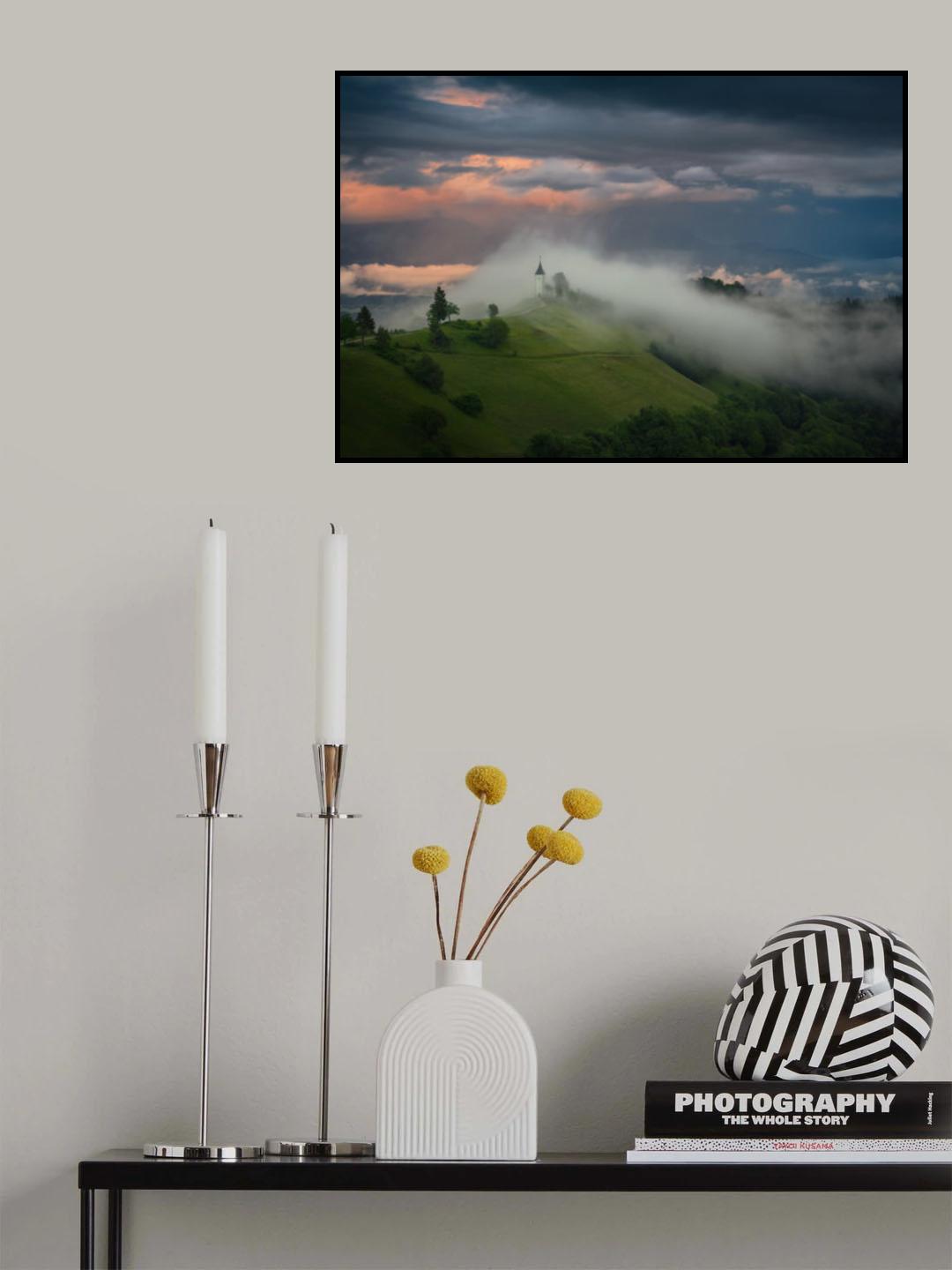 Spring shower Poster och Canvastavla