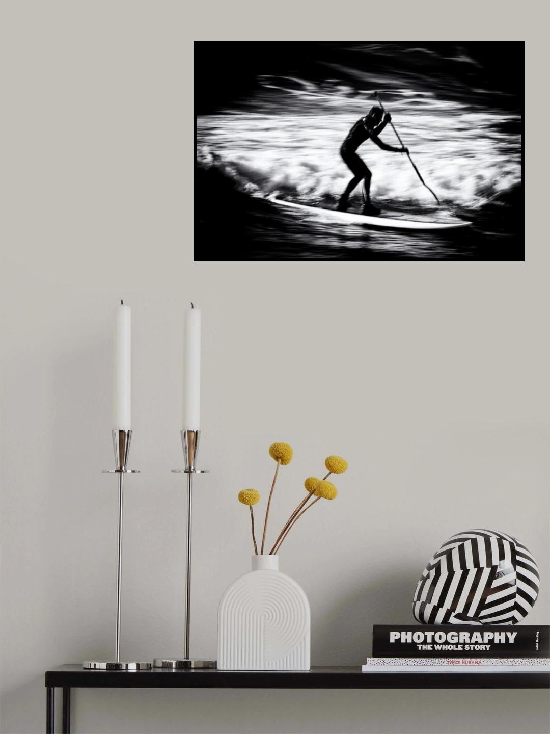 Paddle surf 2 Poster och Canvastavla