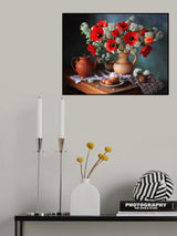 Still life with spring flowers Poster och Canvastavla