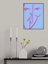 Le Blu Poster och Canvastavla