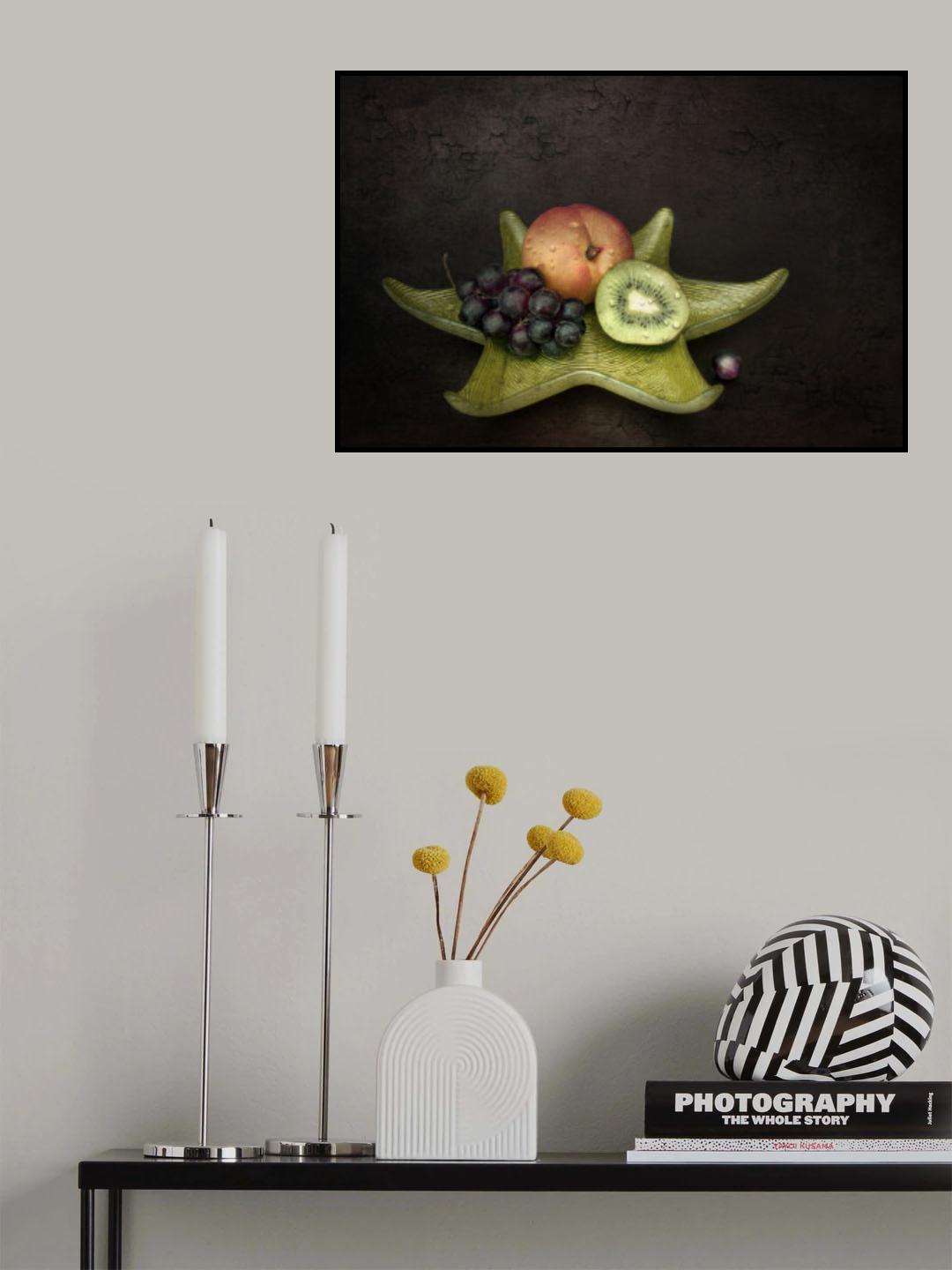 Fruit on the Plate Poster och Canvastavla