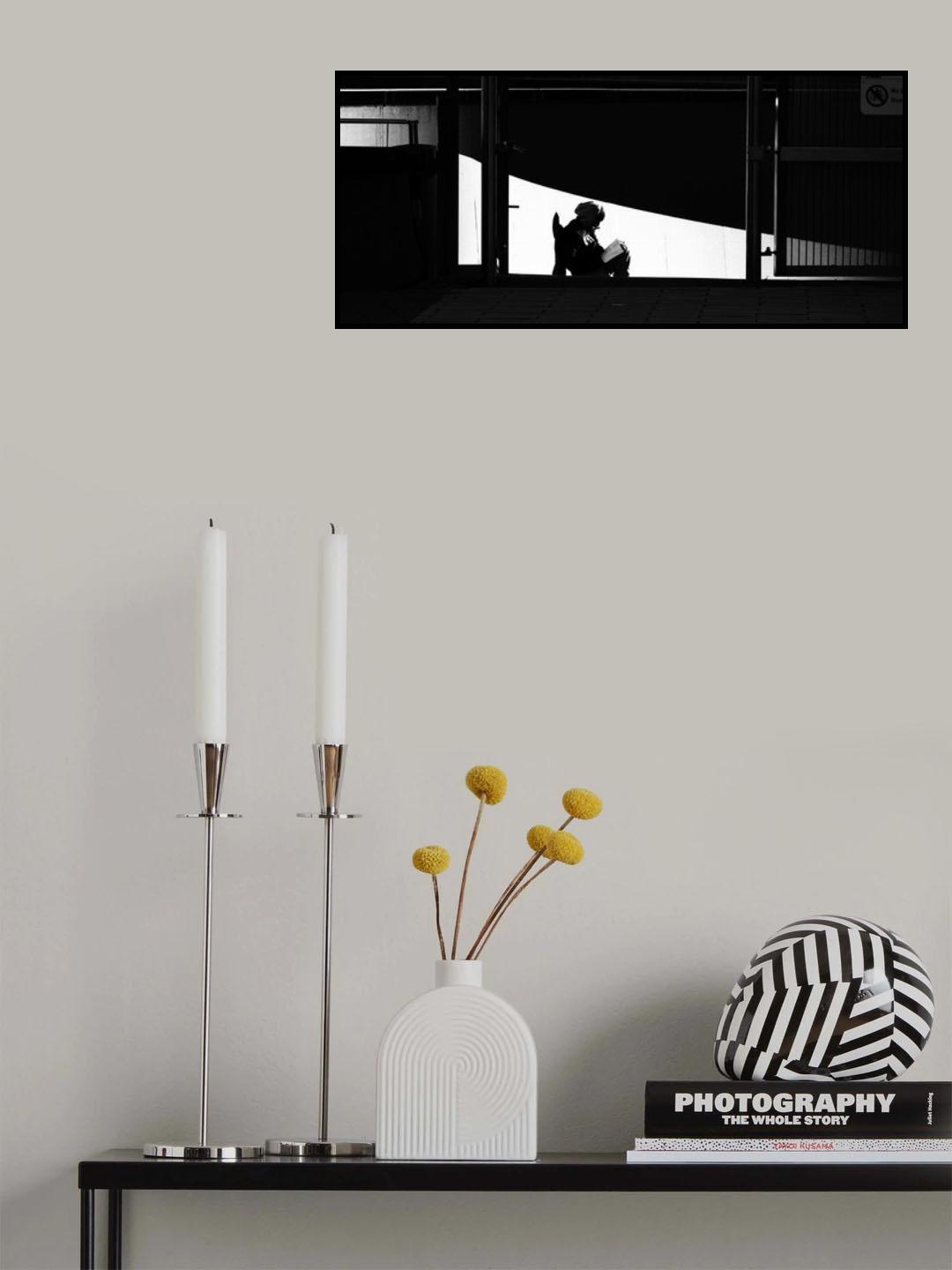 Book reader Poster och Canvastavla