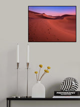 The colors of the desert at sunset Poster och Canvastavla