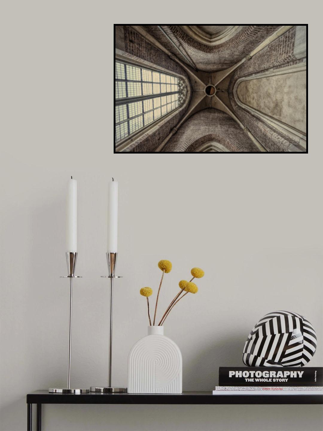 Church entry hall Poster och Canvastavla