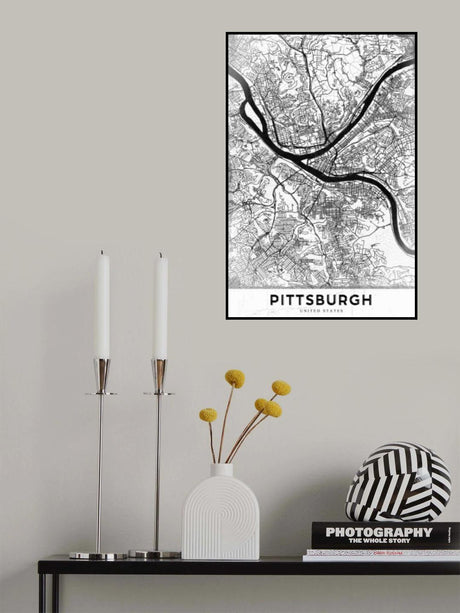 Pittsburgh Poster och Canvastavla