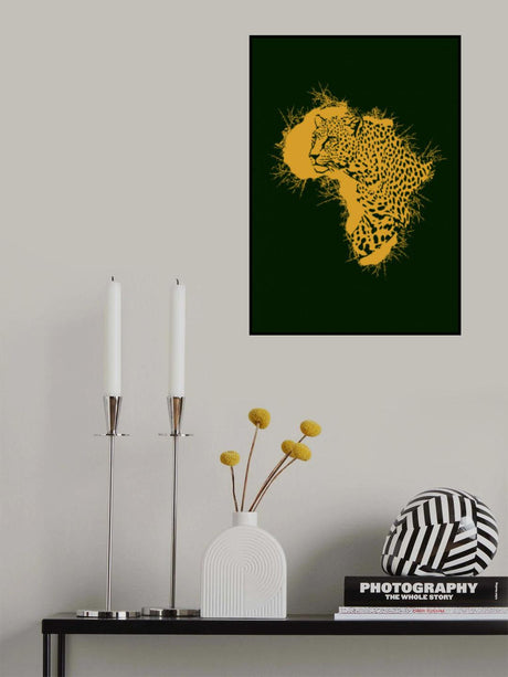 Leopard Thorny Africa Poster och Canvastavla