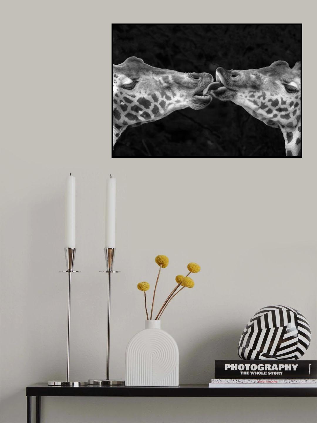 French Kiss Poster och Canvastavla