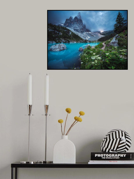 Veneto - Lago di Sorapis Panorama Poster och Canvastavla