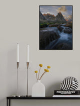 山谷清泉 Poster och Canvastavla