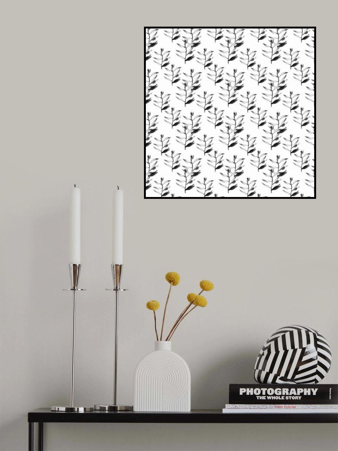 Watercolor Pattern Poster och Canvastavla