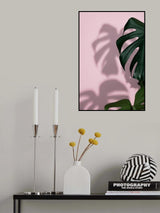 Monstera Pink 09 Poster och Canvastavla