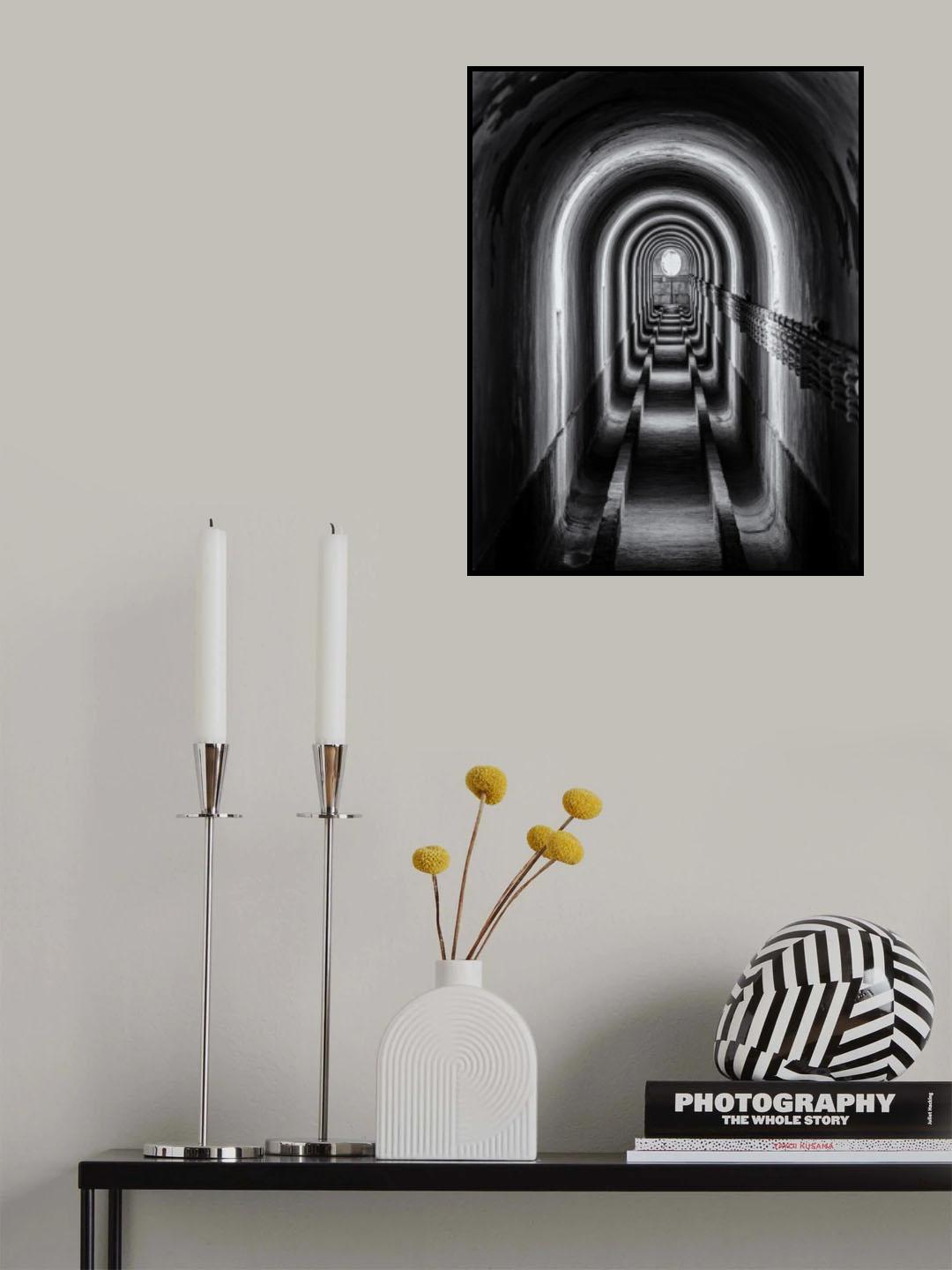 A Light at the end of the tunnel Poster och Canvastavla